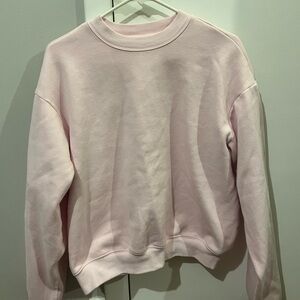 SKIMS Light Pink Crew Neck Sweater